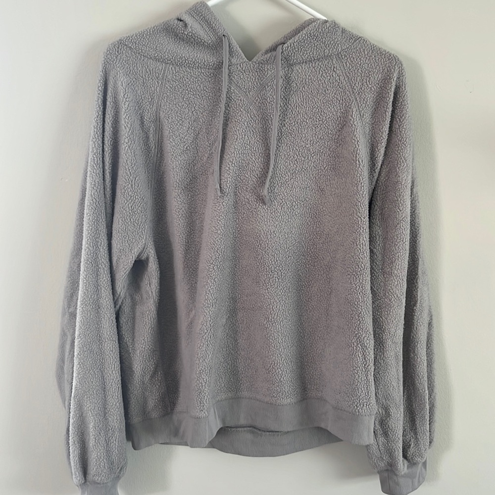 Sherpa furry hoodie